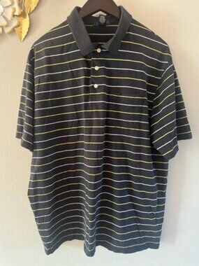Saddlebred Black Polo with Yellow